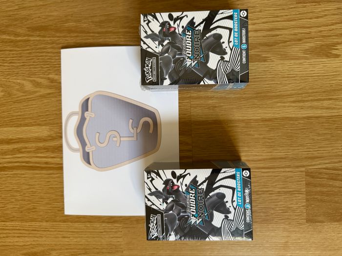 Lot de 2 Coffrets Pokémon, Bundle Foudre Noire EV10.5, en français