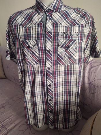 #kytieXXLhomme. Chemise manche courte taille XXL