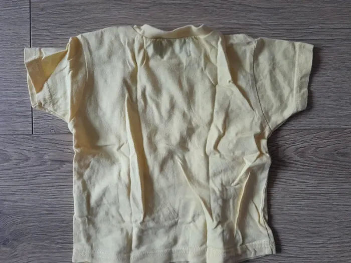 T-shirt bébé jaune - Tout Compte Fait - photo numéro 3