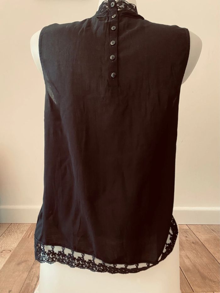 Blouse sans manche dentelle - photo numéro 7