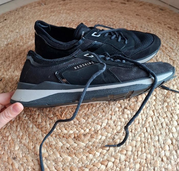 Baskets noires Redskins 🩷