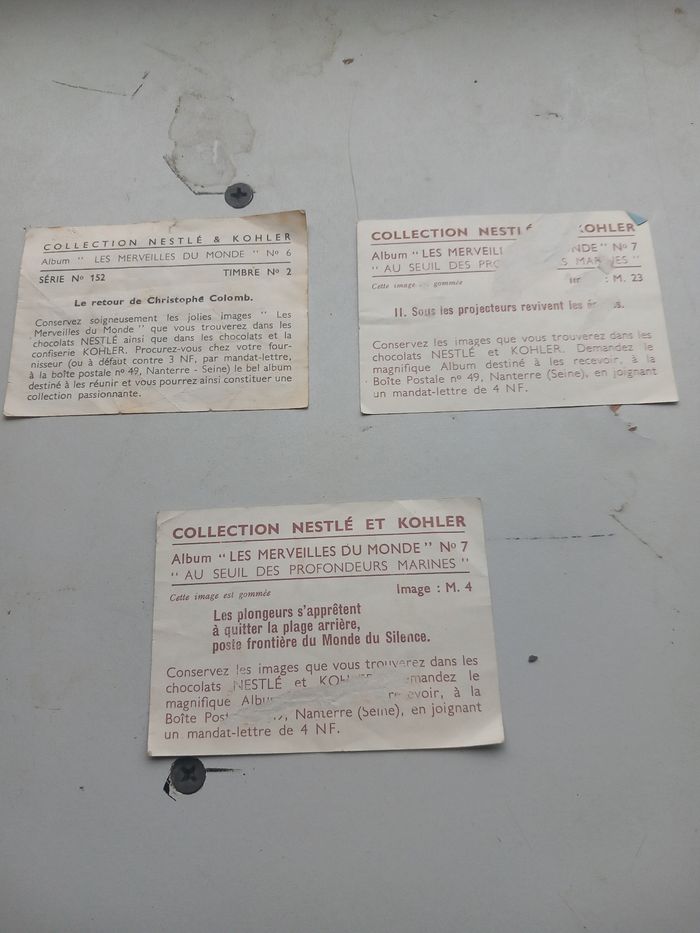 Anciennes images Nestlé et Kohler - photo numéro 5