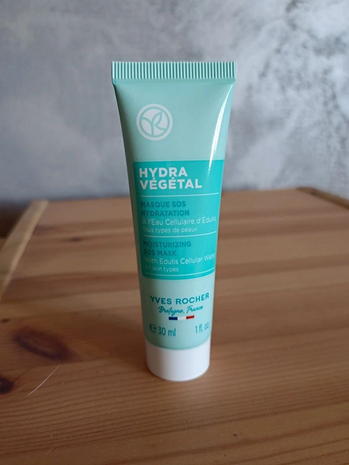 Masque sos hydratation hydra végétal Yves Rocher 30ml