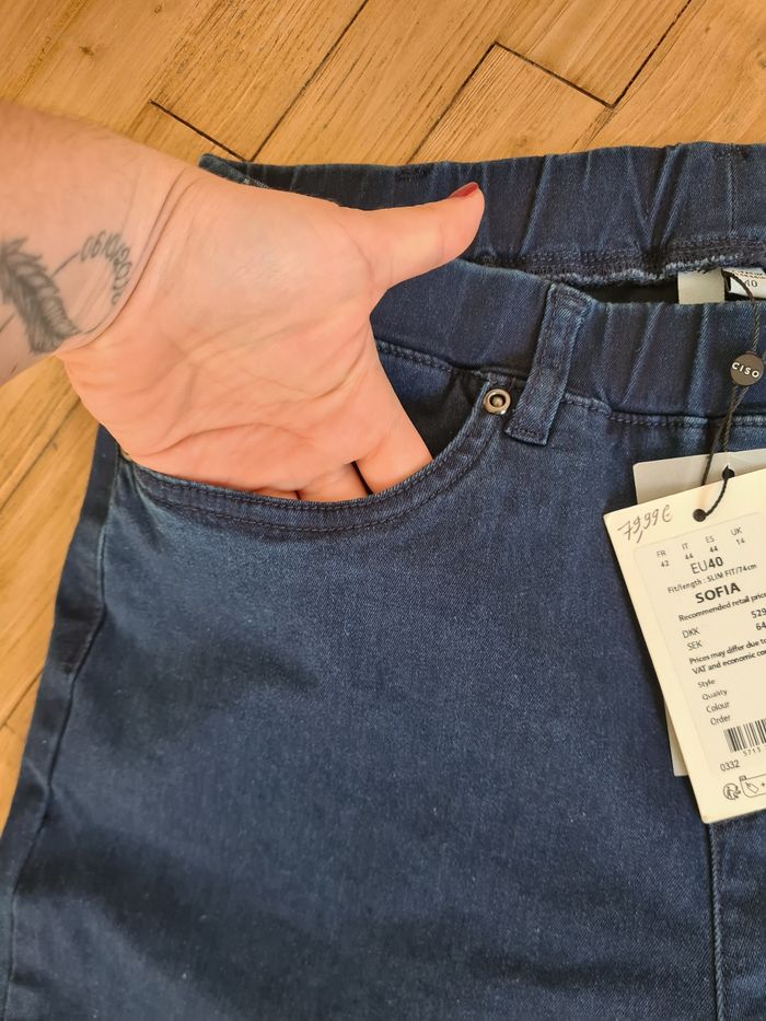 Jean's slim fit ciso modèle SOFIA - photo numéro 6