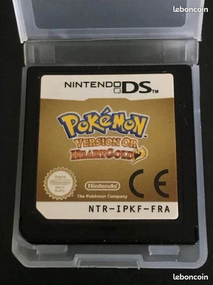 Pokemon Version Or Heartgold Nintendo DS 100% AUTHENTIQUE - photo numéro 2