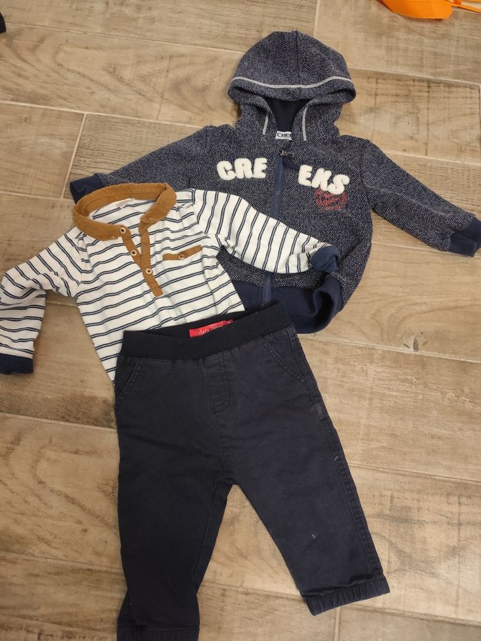 Lot vêtements garçon 9 mois - photo numéro 7