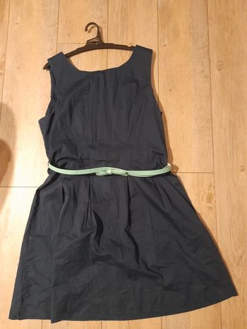 Robe camaïeu bleu marine 44