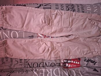 Pantalon cargo beige enfant 