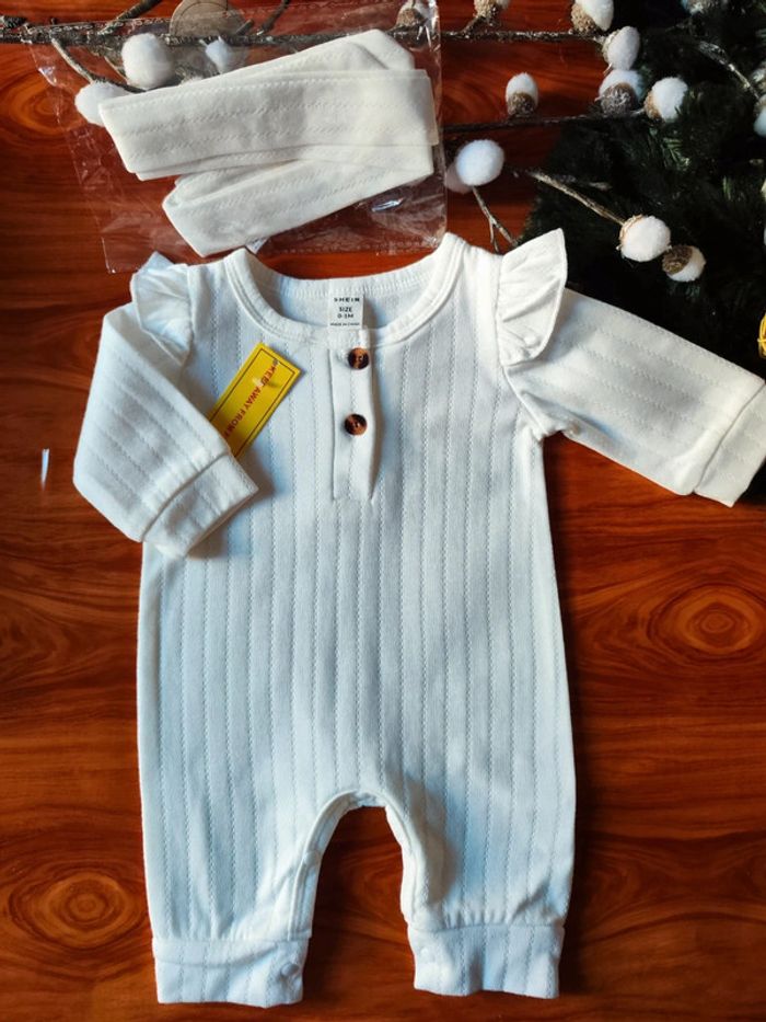 Combi coton naissance/1 mois