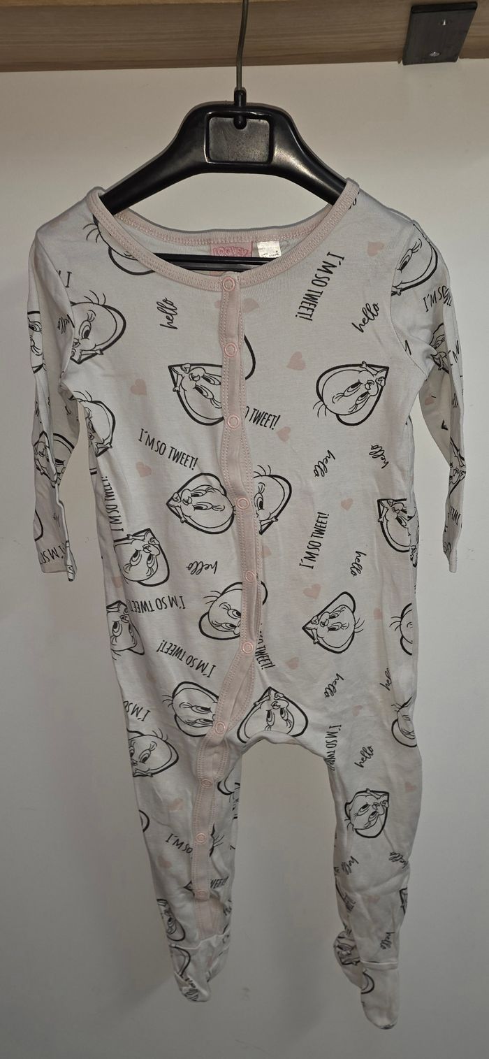 Pyjama coton titi 9-12 mois