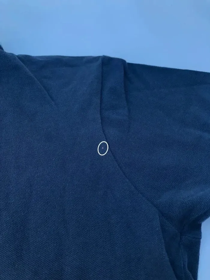 Rugby Polo Vintage Demi de mêlée Mens Large - photo numéro 7