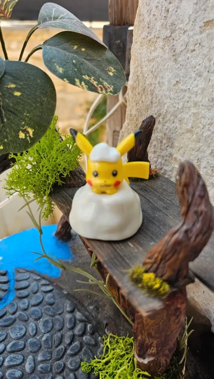 Super figurine Pokemon Nintendo pikachu neige - photo numéro 2