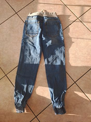 Jean taille élastique