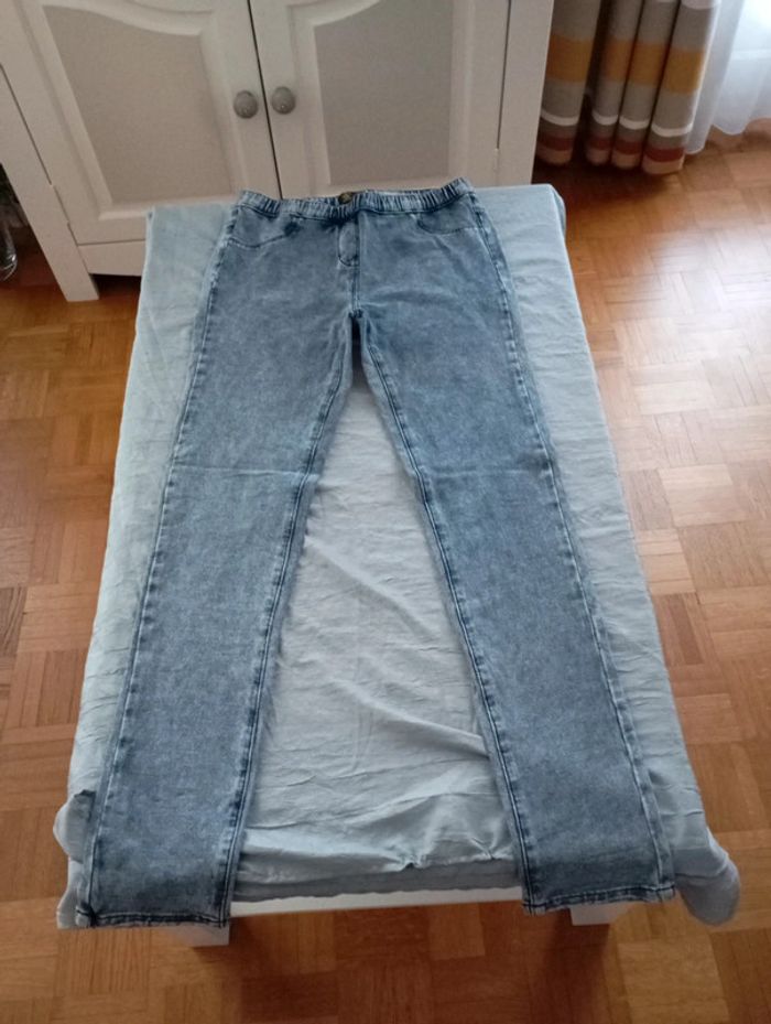 Lot 3 leggings sport 1 jean 36 - photo numéro 5