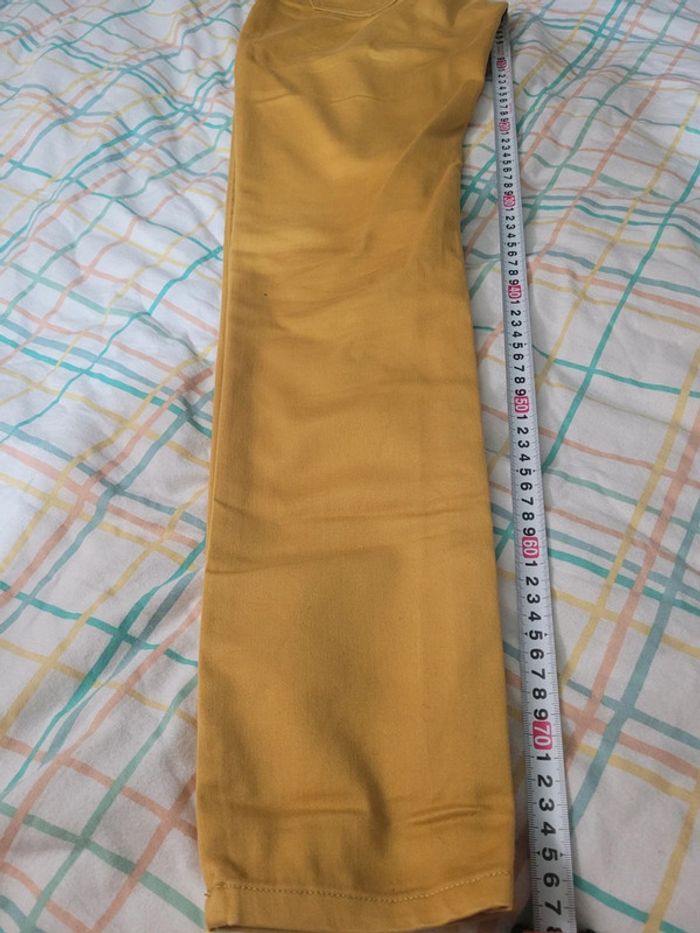 Pantalon jaune moutarde, taille M - photo numéro 10