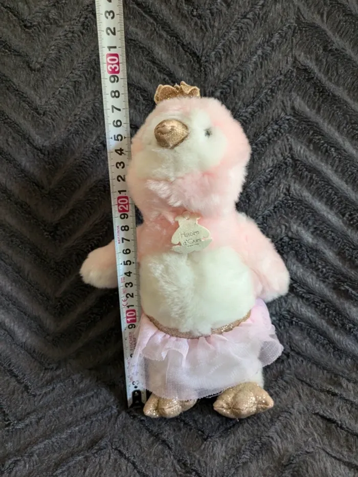 Peluche Pingouin rose - photo numéro 2