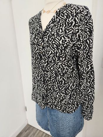Blouse imprimée manches longues