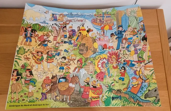 Livre enfant Le Tour du Monde – Panorama à déplier 🌍📖 - photo numéro 8
