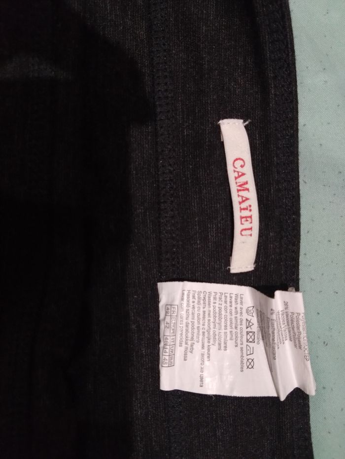 Jupe courte gris chiné 42 - photo numéro 4