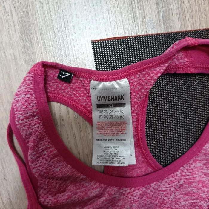 Brassière gymshark femme hauts rose xs - photo numéro 6