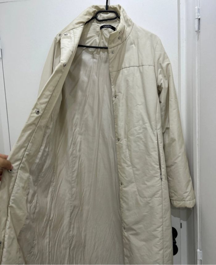 Manteau léger Caroll taille L - photo numéro 7