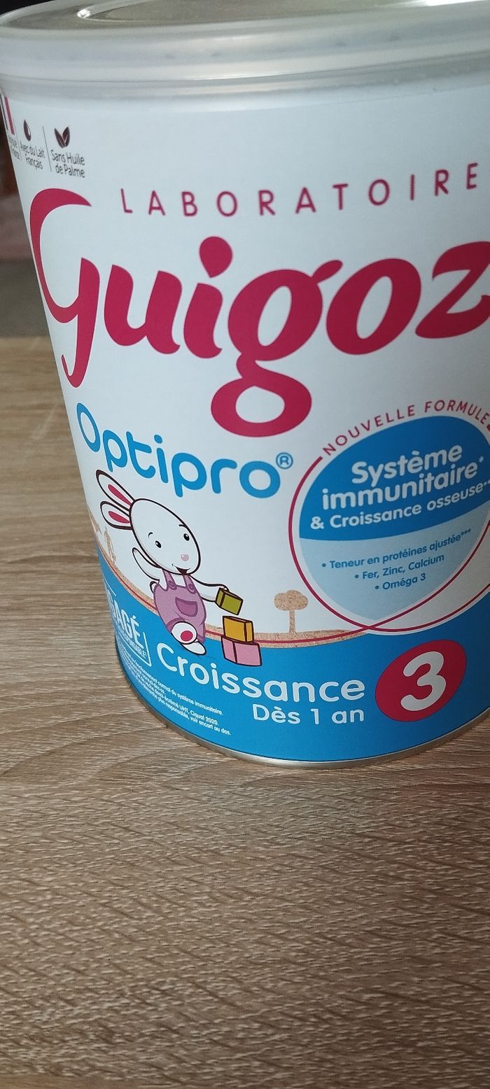 Lait guigoz optipro 3 dès 1 ans