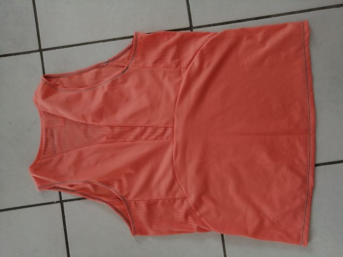 Débardeur de sport quechua femme taille L orange - photo numéro 5