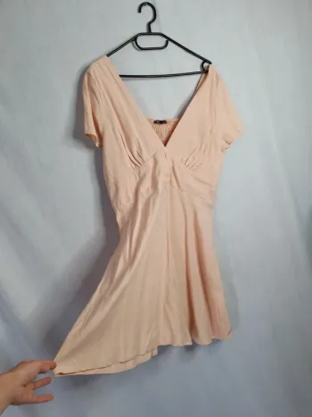 Robe rose poudrée