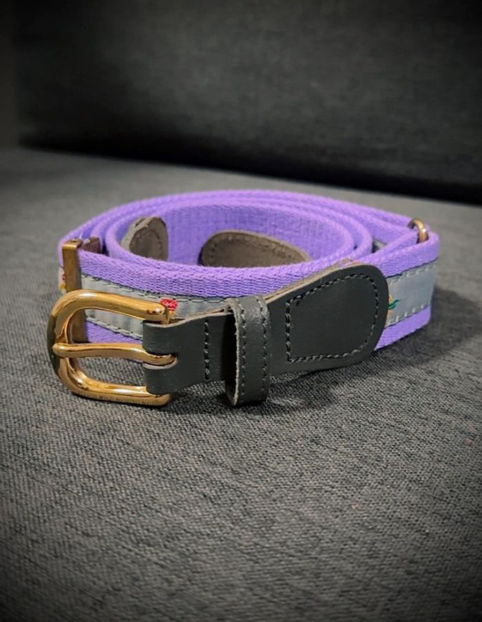 Ceinture Violette à motifs Mixte 90CM
