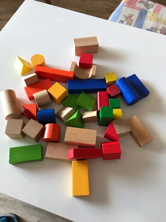 Lot de cube en bois - photo numéro 3
