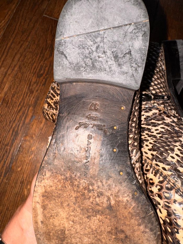 Boots en Cuir Barbara bui Taille 37 Valeur 650 euros - photo numéro 10