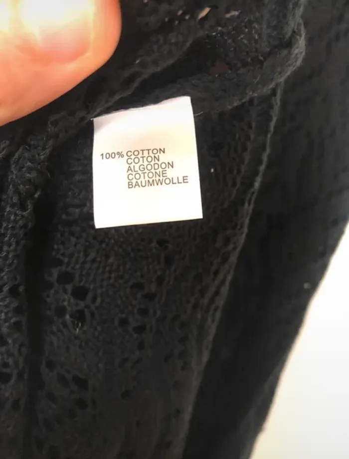Robe d’été longue crocher noir - photo numéro 5