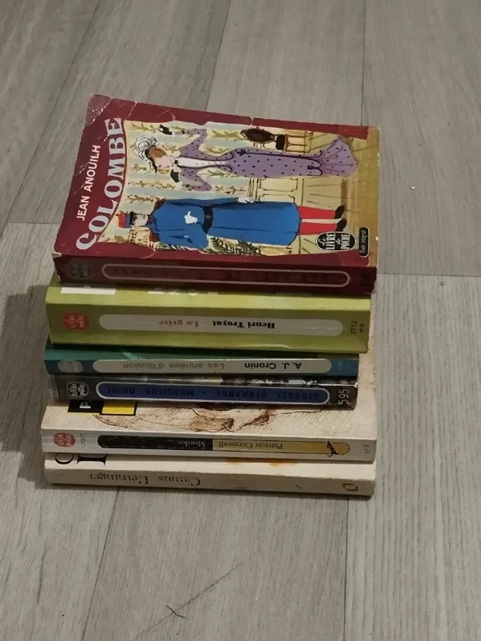 Lot de 6 livres romans et textes intégraux des années 50-60 et 70 L083 - photo numéro 2