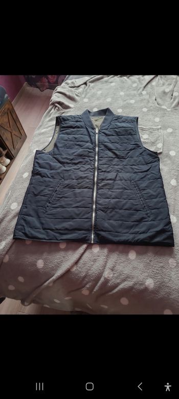 Veste sans manches reversible