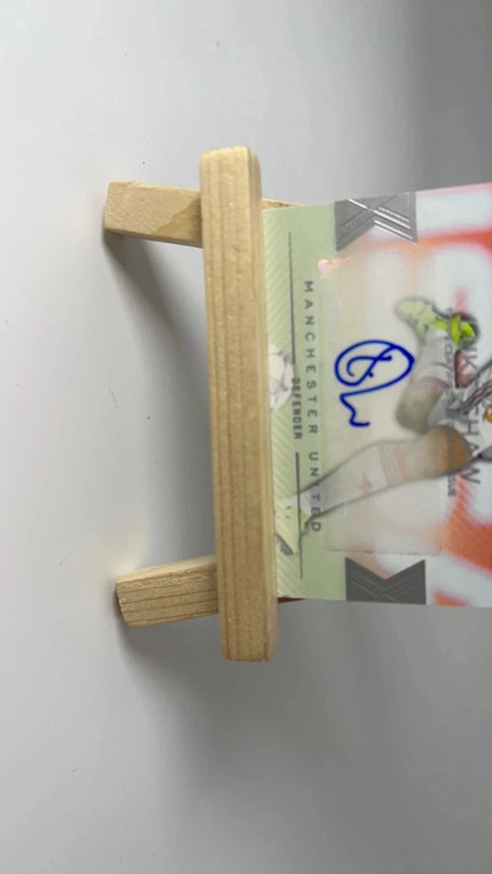 Luke Shaw - cla-lsh - Manchester United - Topps Showcase Champions League - Auto - photo numéro 2