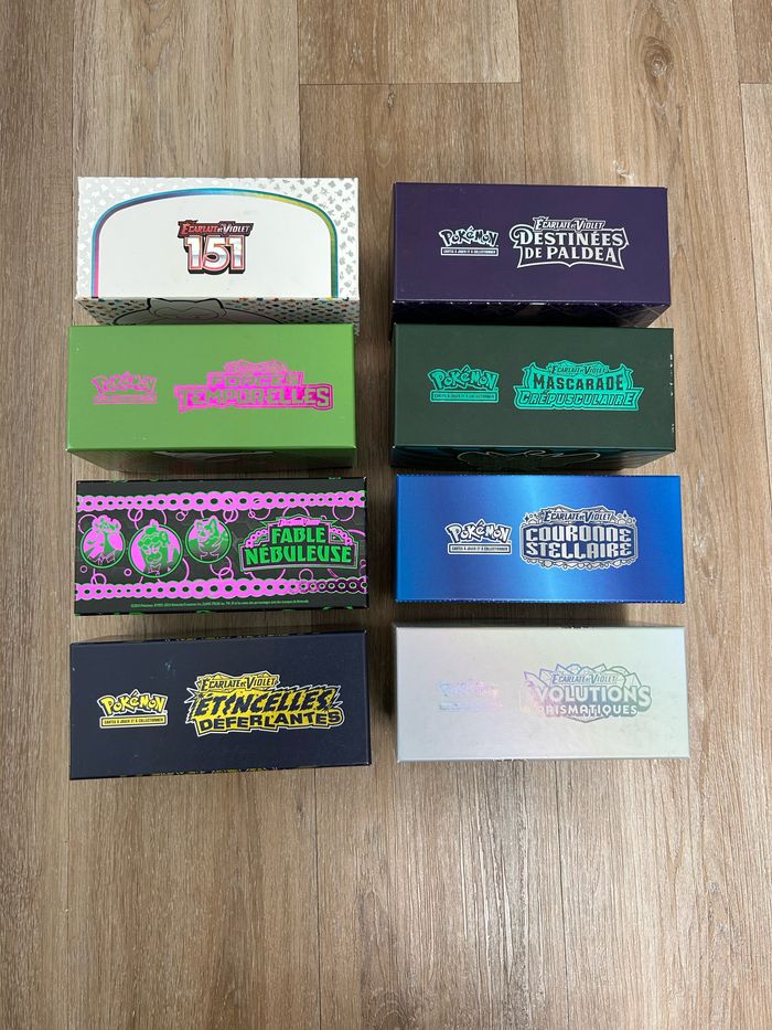 Lot de 8 Boîtes ETB vide pour rangement - photo numéro 2