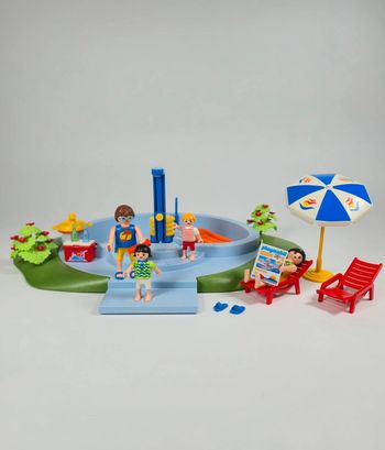 Playmobil Famille à la piscine vintage