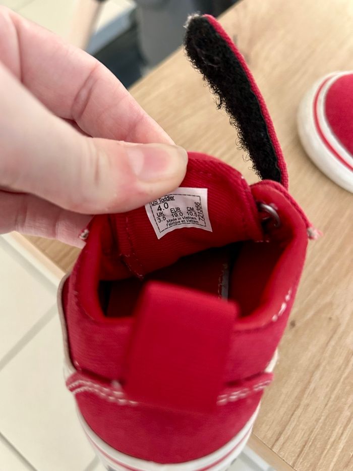 Vans bébé rouge - photo numéro 4