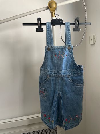 Robe salopette jean H&M taille 18 mois