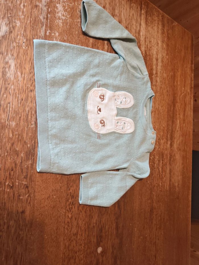 Pull lapin fille taille 92 cm