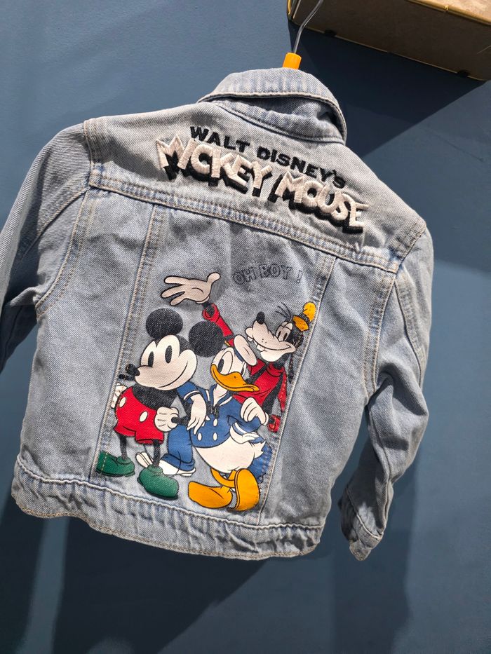 Veste en jean mickey - photo numéro 2