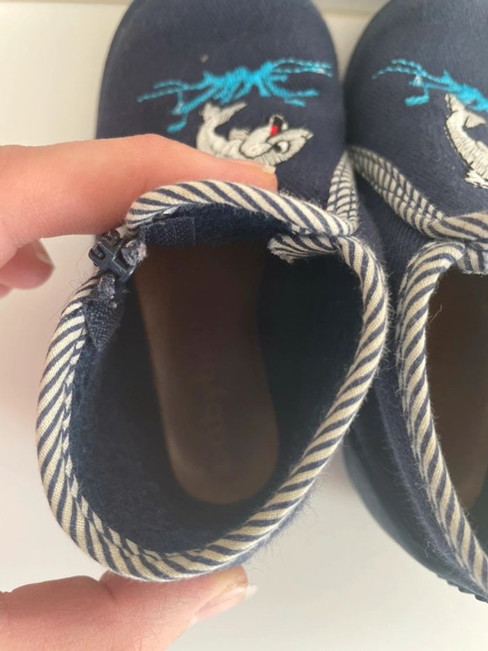 Chausson marine bébé - photo numéro 3