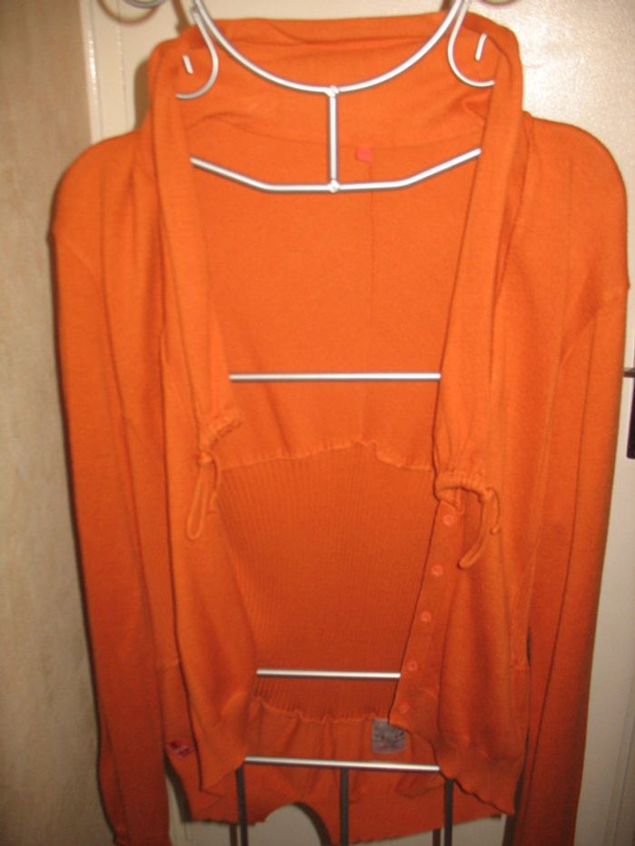 GILET ORANGE "MISS CAPTAIN" - TAILLE 2 - n°01 - photo numéro 5