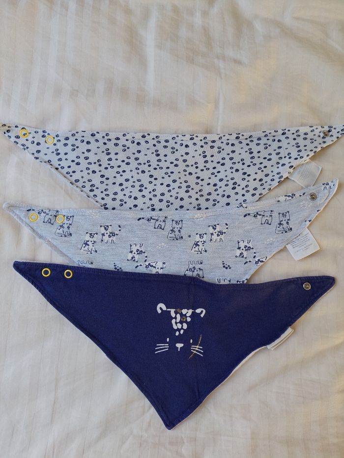 Lot de 3 banadanas bavoirs - photo numéro 1