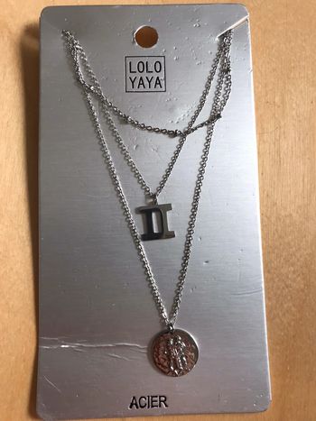 Trio de collier gémeaux