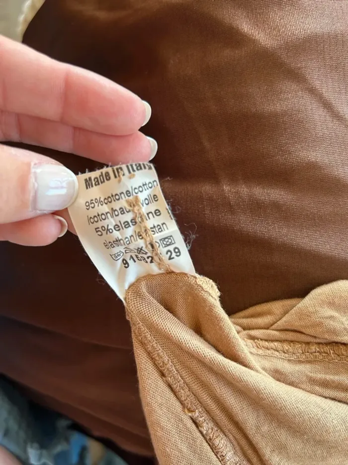 La Boutique de Lilie Débardeur camel dentelle – Taille 36 – Très bon état - photo numéro 7