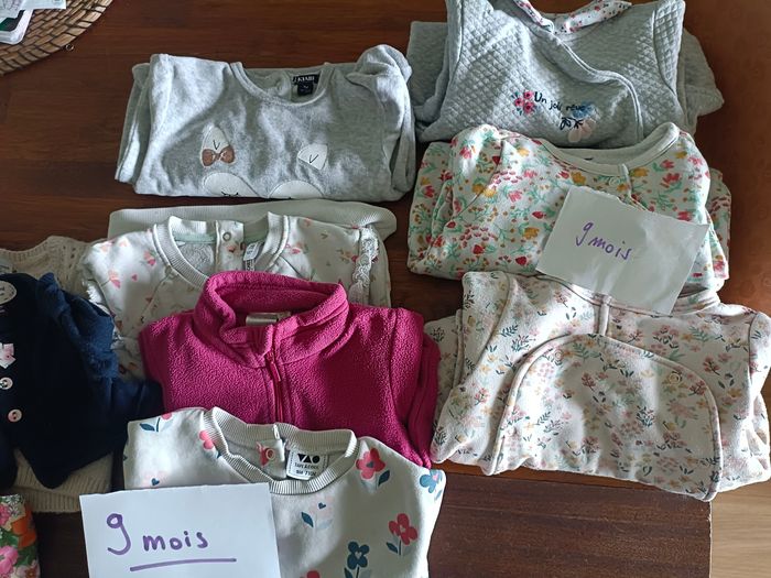 Lot 16 articles fille 9 mois hiver - photo numéro 2