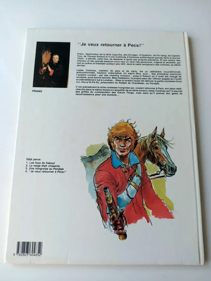 BD lester cockney tome 4 je veux retourner a pecs (éditions dublombard) - photo numéro 2