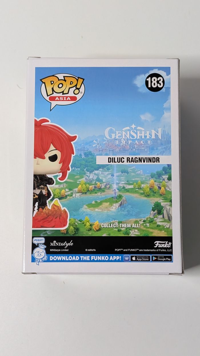 [Funko pop] Figurine Genshin Impact Diluc Ragnvindr - photo numéro 3