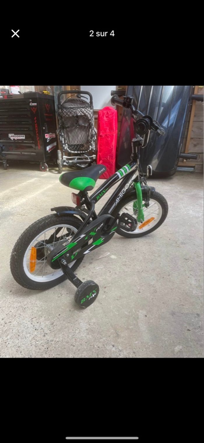 Vélo enfants style bmx - photo numéro 4